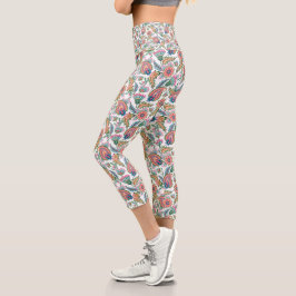 Paisley Capri Leggings