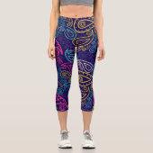 Paisley Capri Leggings (Vorderseite)