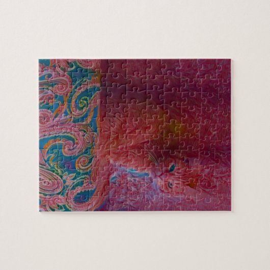 Paisley Cat Puzzle (Horizontal)