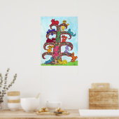 Paisley Cat Tree of Life Poster (Küche)