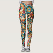 Paisley Chic Leggings (Vorderseite)