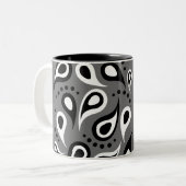 Paisley Coffee Tasse (Vorderseite Links)