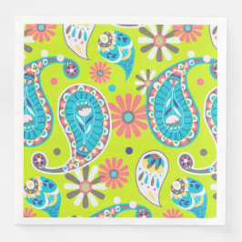 Paisley Colorful Paper Napkin Serviette