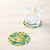 Paisley Daisy Coaster Untersetzer (Vor Ort)