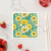 Paisley-Daisy-Serviette Serviette (Beispiel)