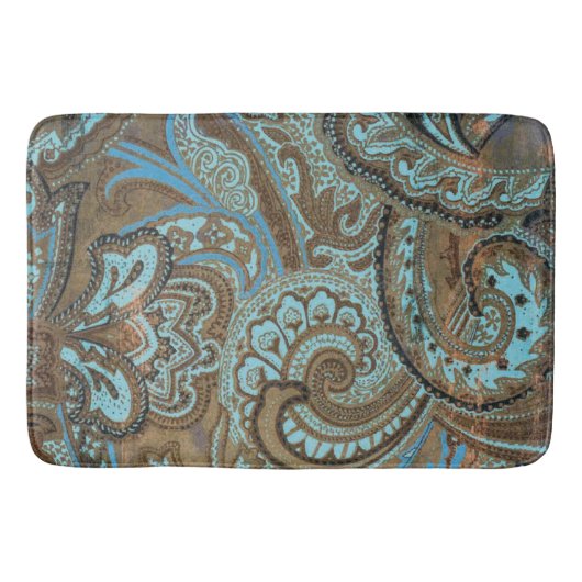 Paisley Damask - Bathmat Badematte (Vorderseite)