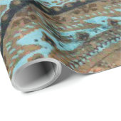 Paisley Damask - Schleifpapier Geschenkpapier (Rolleneckpunkt)