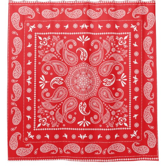 Paisley Design-1 Duschvorhang (Vorderseite)