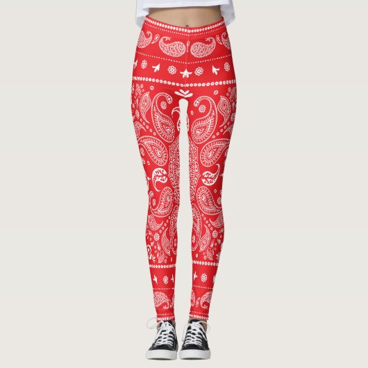 Paisley Design-1-Leggings Leggings (Vorderseite)