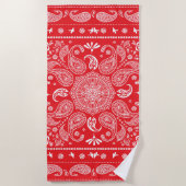 Paisley Design-1 Strandtuch (Vorderseite)