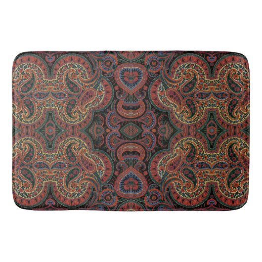 Paisley Design #4 bei SusieJayne Badematte (Vorderseite)