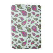 Paisley Design Bath Mat Badematte (Vorderseite Vertikal)
