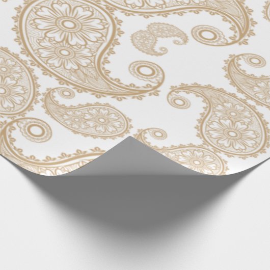 Paisley Design Geschenkpapier (Ecke)