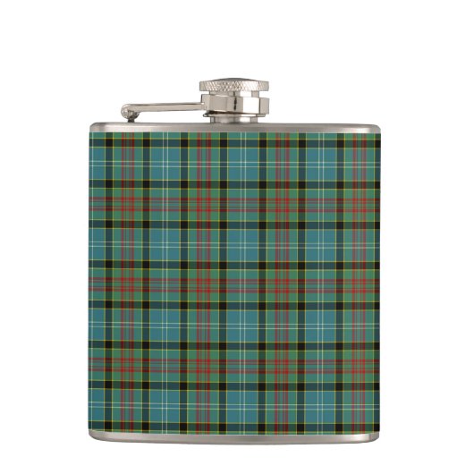 Paisley District Tartan Hip Flask Flachmann (Vorderseite)