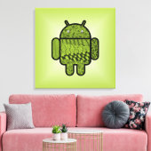 Paisley Doodle-Zeichen für Android™ Leinwanddruck (Insitu (Wohnzimmer))