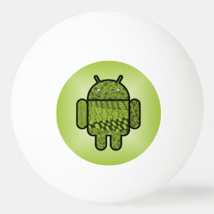 Paisley Doodle-Zeichen für Android™ Tischtennisball