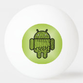 Paisley Doodle-Zeichen für Android™ Tischtennisball (Rückseite)