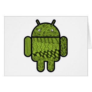 Paisley Doodle-Zeichen für den Android™-Roboter