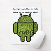 Paisley Doodle-Zeichen für den Android™-Roboter Mousepad (Mit Mouse)