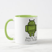Paisley Doodle-Zeichen für den Android™-Roboter Tasse (Links)