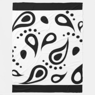 PAISLEY DRINT FLEECEDECKE