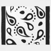 PAISLEY DRINT FLEECEDECKE (Vorderseite (Horizontal))