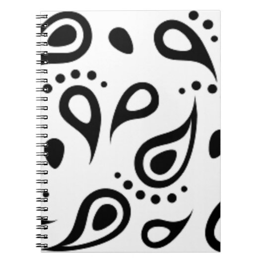 PAISLEY DRINT NOTIZBLOCK (Vorderseite)