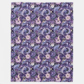 Paisley-Druck-Flanelldecke Fleecedecke (Vorderseite)