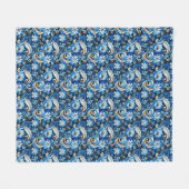 Paisley-Druck-Fleece-Decke Fleecedecke (Vorderseite (Horizontal))
