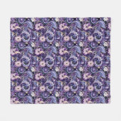 Paisley-Druck-Fleece-Decke Fleecedecke (Vorderseite (Horizontal))