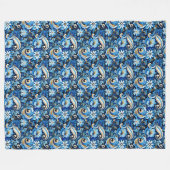 Paisley-Druck-Fleece-Decke Fleecedecke (Vorderseite (Horizontal))