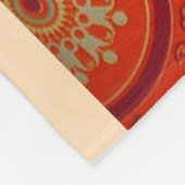 Paisley-Druck-Fleece-Decke Fleecedecke (Ecke)