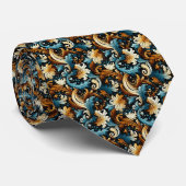 Paisley-Druck Herren Krawatte (Gerollt)