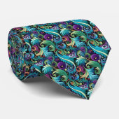Paisley-Druck Herren Krawatte (Gerollt)