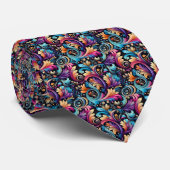 Paisley-Druck Herren Krawatte (Gerollt)