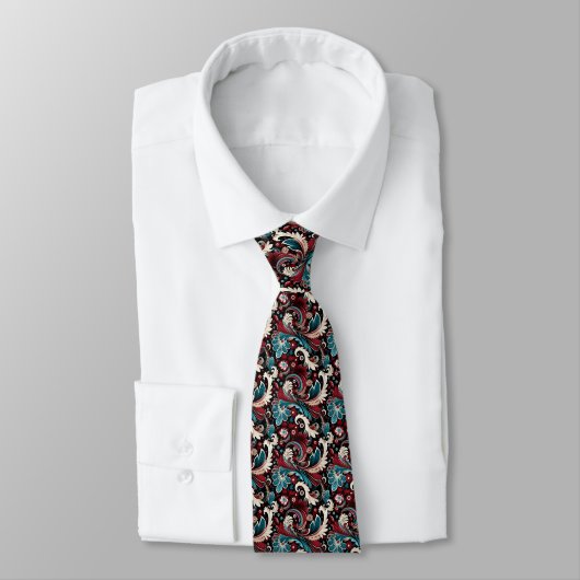 Paisley-Druck Herren Krawatte (Gebunden)