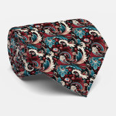 Paisley-Druck Herren Krawatte (Gerollt)