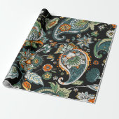 Paisley. Ein auf Tradition basierendes nahtloses M Geschenkpapier (Ungerollt)