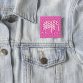 Paisley-Elefant - Eispink und Fuchsia Button (Beispiel)