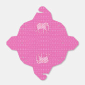 Paisley-Elefant - Eispink und Fuchsia Geschenkschachtel (Ungefaltet)