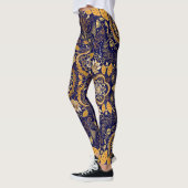 Paisley Elegance: Textile Designmuster Leggings (Links)