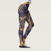Paisley Elegance: Textile Designmuster Leggings (Rechts)