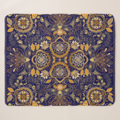 Paisley Elegance: Textile Designmuster Sherpadecke (Vorderseite (Horizontal))