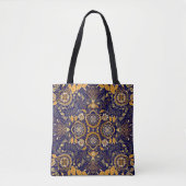 Paisley Elegance: Textile Designmuster Tasche (Vorderseite)