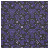 Paisley Elephant Damask Fabric Stoff (Muster)