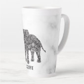 Paisley Elephant Milchtasse (Rechte Ecke)