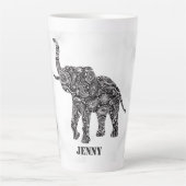Paisley Elephant Milchtasse (Vorderseite)