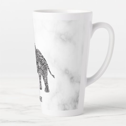 Paisley Elephant Milchtasse (Rechts)