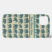 Paisley Elephants Beige iPhone 6 Xtreme Fall Case-Mate iPhone Hülle (Rückseite (Horizontal))