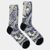 Paisley Exotisch Stylisch Socken (Rechts)